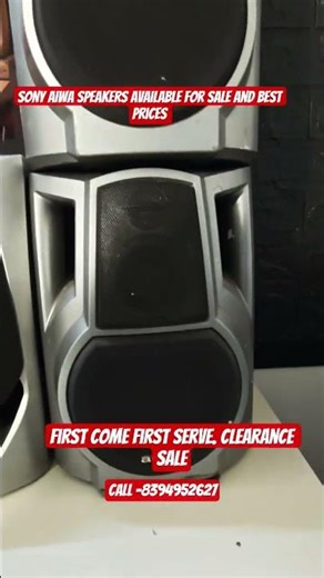 Sony & Aiwa Speakers For Sale 🔊 Powerful Bass | Best Deal