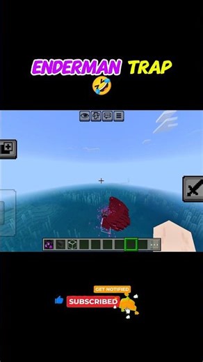 EnderMan Trap! 🤣 #shorts
