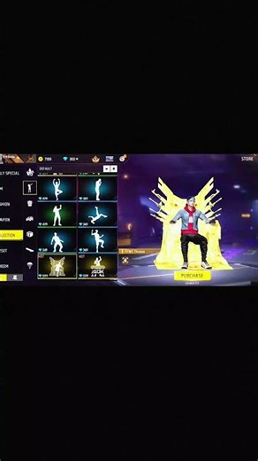 Brazilian ID Emote Collection 🤯 | LOL Cheer Up Lap DanceRare Emotes Full Showcase | Free Fire