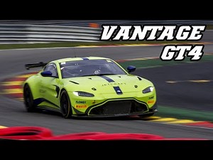 2019 Aston Martin Vantage GT4 - fly-by's / Backfire