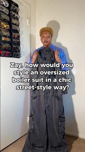 Zay Styles an Oversized Boiler Suit in Chic Street Style 🔥 #StreetStyle #OOTD