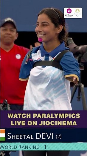 The Crowd Goes Wild as Sheetal Devi Takes the Stage | Paralympics Archery Highlights | JioCinema