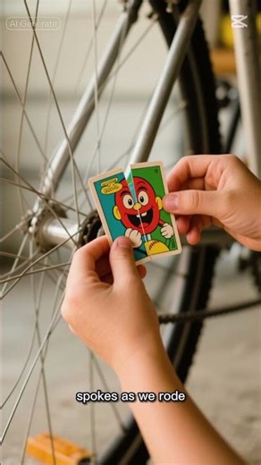 The Baseball Card Trick for Your Bike! 🚲🏍️