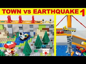 LEGO Realistic EARTHQUAKE vs CITY - First Part -