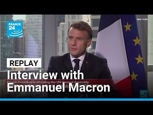 REPLAY: Macron discusses Palestine, Ukraine in interview with France 24 • FRANCE 24 English