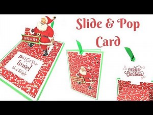 Easy Slide And Pop Card | T-Slide Card