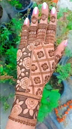 Back Hand Mehndi Design | Latest Rose Mehndi 2025 | Full Tutorial For Beginners