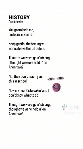 History One Direction Lyrics and Song Explained