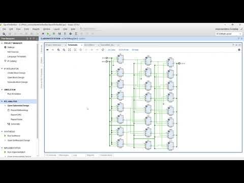 8-bit Barrel Shifter implementation | Xilinx Vivado