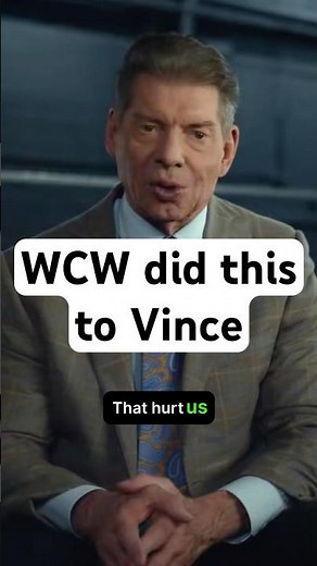 Eric Bischoff did this to Vince - WCW vs WWE