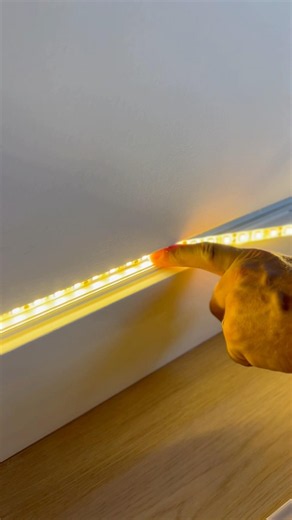 How to Recess LED Tape Lighting Into Drywall - Flush Mount Aluminum Channels