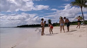 Beach walk at Dreams Tulum!