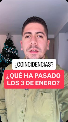 Luis Gonzalo Pérez on Instagram: "¿COINCIDENCIAS? El “3 de enero” ha sido una fecha que Estados Unidos ha tenido en sus registros militares. Capturas y ataques para dar de baja a terroristas. Hoy será una fecha que quedará en la historia de Venezuela."