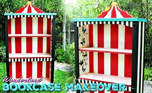 3.9K views · 118 reactions | Always love a bookcase makeover! From the archives...WONDERLAND BOOKCASE! | Mark Montano | Facebook