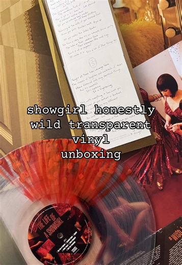 Unboxing Taylor Swift's Wild Transparent Vinyl
