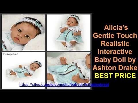 Alicia's Gentle Touch Realistic Interactive Baby Doll by Ashton Drake Reborn Realistic Baby Dolls
