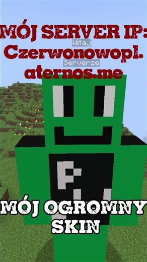 Mój server Minecraft ip:Czerwonowopl.aternos.me