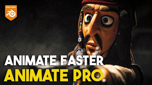 iBlender插件 Animate Pro 专业动画工作流程 Blender教程
