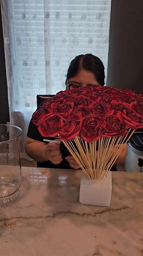 Foam Rose Bouquet Tutorial