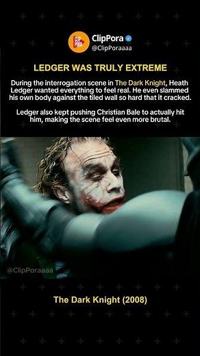 Heath Ledger Went Too Far for Joker 😱 | The Dark Knight 2008 #shorts