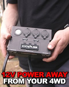 How CLEVER! ⚡ This useful 12v accessory box can charge your gear AWAY from your 4WD - anywhere in the campsite! Check out the Kickass Accessory Box at www.australiandirect.com.au | 4WD 24/7