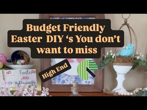 Dollar Tree Easter Hacks Diy