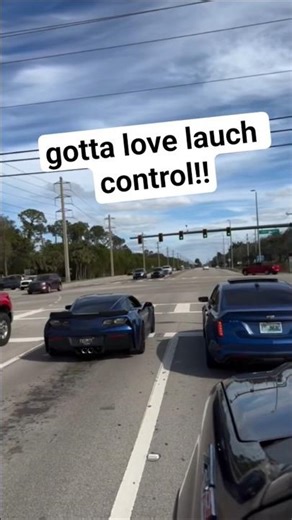 Gotta love a good launch control #automobile #c7 #it's #cadillac