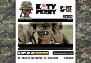 本気度200％ケイティ・ペリー最新曲「Part Of Me」PVでリアルに米海軍基地で戦闘訓練