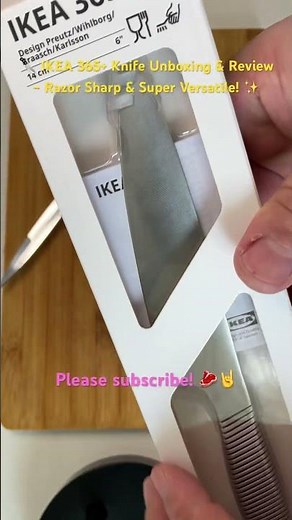 🔪 IKEA 365+ Knife Unboxing & Review – Razor Sharp & Super Versatile! ✨ - 2
