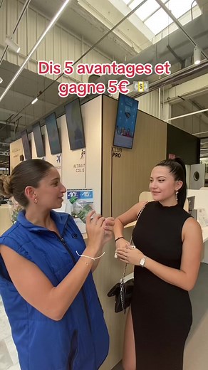 MicroBouteille de notre Alexia 🫶🏼 Pourquoi télécharger l’appli Carrefour ?💙 \t1.\tTu peux recevoir les catalogues des promos en avance ! \t2.\tTu peux préparer ta liste de course et même faire tes courses en ligne ! 🛒 \t3.\tT’as accès à tous tes tickets de caisse : plus besoin de les imprimer ! 📝 \t4.\tTu peux regarder ta cagnotte à tout moment et même cumuler tes vignettes \t5.\tImpossible de louper des promotions! Tu as même des coupons qui sont valables que sur l’appli