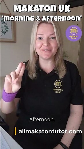 Makaton for afternoon and morning #makaton #makatonsigning #primaryschool #earlyyears