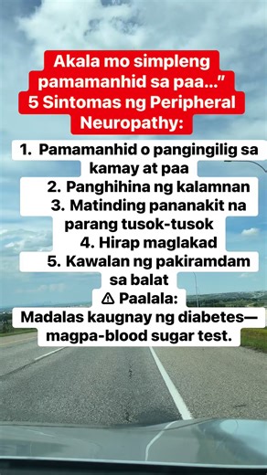 245K views · 542 reactions | Akala mo simpleng pamamanhid sa paa…”5 Sintomas ng Peripheral Neuropathy: #peripheralneuropathy #signs #awareness #fyp #everyoneシ゚viralシviralシfypシ゚viralシalシ #fbreelsfypシ゚viralシ #viralreelschallenge #highlights2025 | Antonio In Canada | Facebook