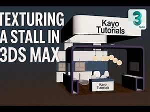 How to Texture a Realistic 3D Stall in 3ds Max – Full Tutorial!