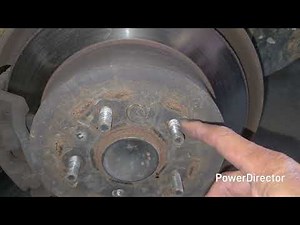 DIY | Removing and Replace Rear Wheel Studs on 2008 Toyota Sienna