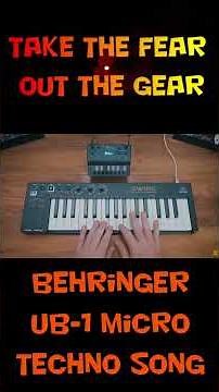 Behringer UB-1 Micro techno song #behringer #synth #musicproducer #oberheim #techno #electronicmusic