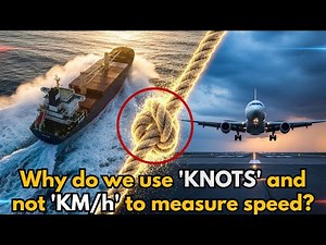 Why do boats and airplanes use 'KNOTS' to measure speed?