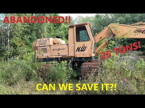 1978 Hein Werner 25 ton Excavator Will It Start? Will it move?