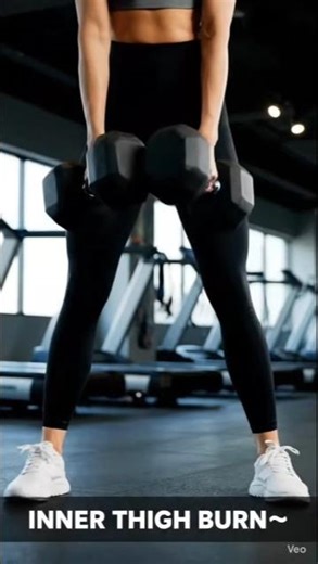 Inner Thigh Burn 🔥 Sumo Squats for Girls #shorts