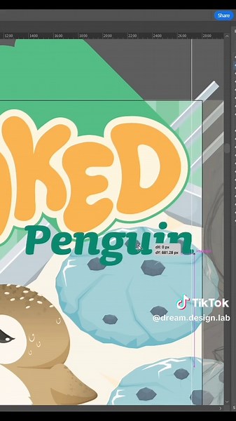 Baked Penguin: A Fun Graphic Design Process