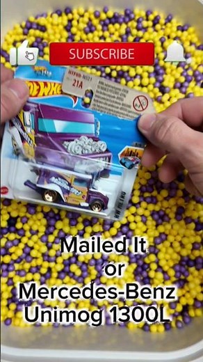 Mailed It or Mercedes-Benz Unimog 1300L #garage1_64 #toys #hotwheels