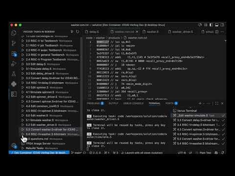 Homework 7A washer demo