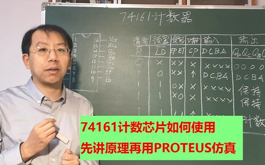 74161加计数芯片怎么用，如何用它组成十进制加计数器