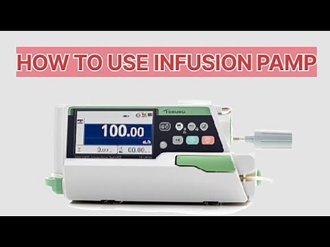 Clinical skills: IV infusion pump |TERUMO| how to use infusion pump