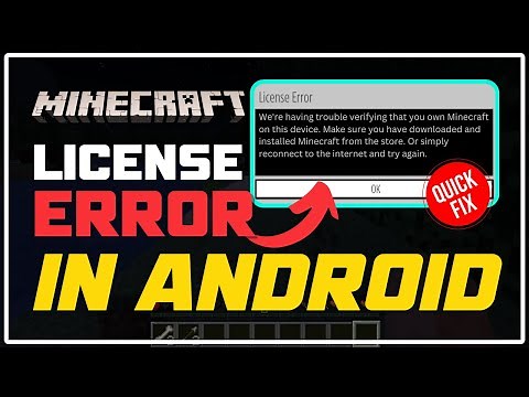 How to Fix MINECRAFT LICENSE ERROR on Mobile Devices? [SOLVED]