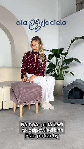 🐶 Nasza rampa dla psa- pufa dla Ciebie to unikatowe rozwiązanie, które już ponad pół roku wspiera psie stawy i kręgosłupy! 🐾 ✔️ Jakość premium ✔️ Certyfikowane materiały ✔️ Polska ręczna produkcja ✔️ Antypoślizgowa mata ✔️ Możliwość personalizacji Sprawdź sam i przekonaj się jakie korzyści zyska Twój pies i Ty! 🩷 #rampadlapsa #rampapufa #polskamarka #KomfortPsa #zdrowypies #polskaprodukcja | Dla psyjaciela