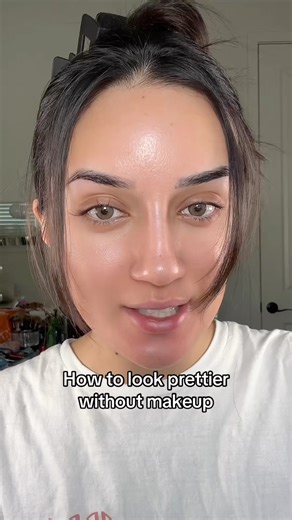 200K views · 14 reactions | How to look prettier WITHOUT makeup! last ones my fav  Products used: @nyxcosmetics the brow glue crazy lift @caudalie @caudalieus vino perfect serum @muradskincare super active moisturizer SPF 50 @clarinsusa water lip stain 04 @summerfridays lip balm vanilla beige @parfumsdemarly Delina perfume #nomakeup #makeuphacks #makeuptutorial #makeup #howtolookpretty | Youngcouture_ | Facebook