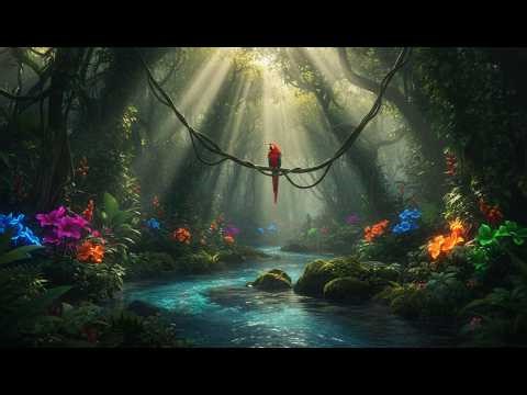 Earth's Most Vibrant Jungle 4K: Rare Birds & Secret River ASMR for Deep Nervous System Repair
