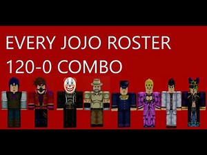 A One Combo for Every JoJo Roster Character (120-0) | ABA