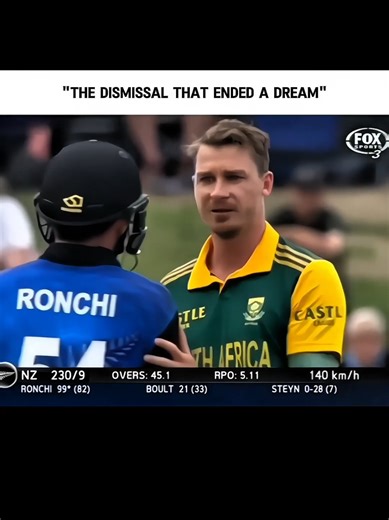Ronchi's 99 Out and Steyn's Display of Sportsmanship