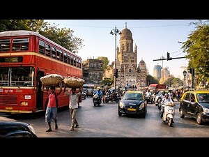 Daily life in the City of Mumbai India | 4k walking tour | Real India | Urban City India